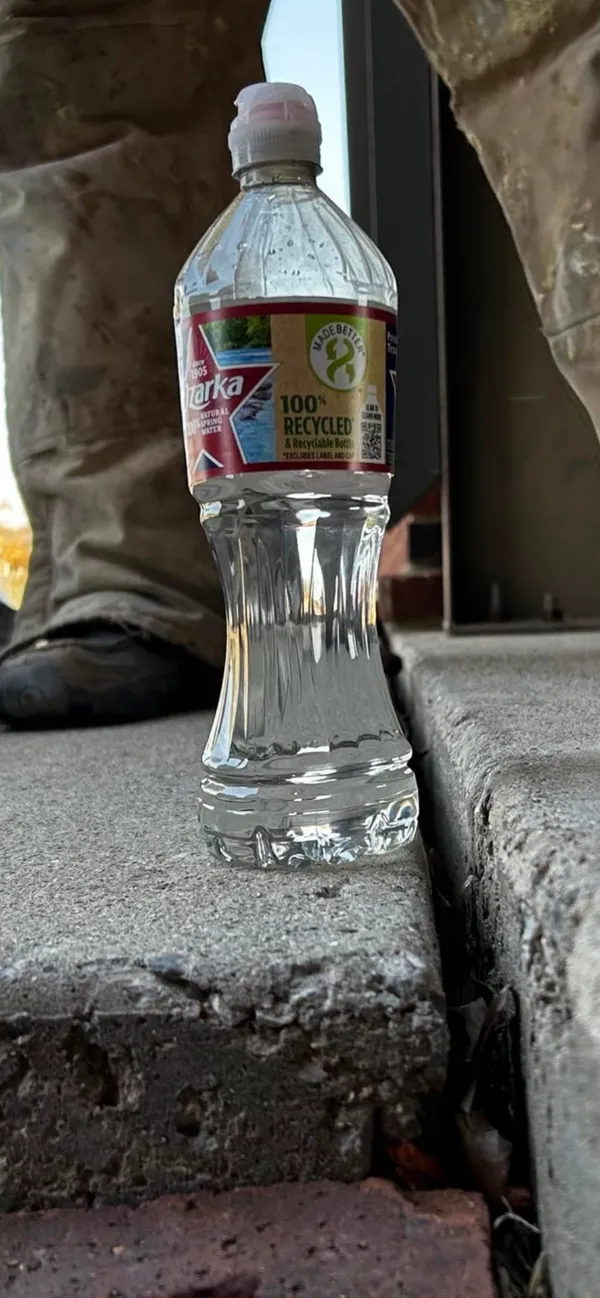 Concrete Gap Water Bottle Scale