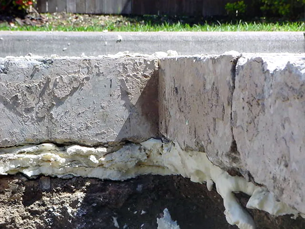 Cross Section Showing Void Filled