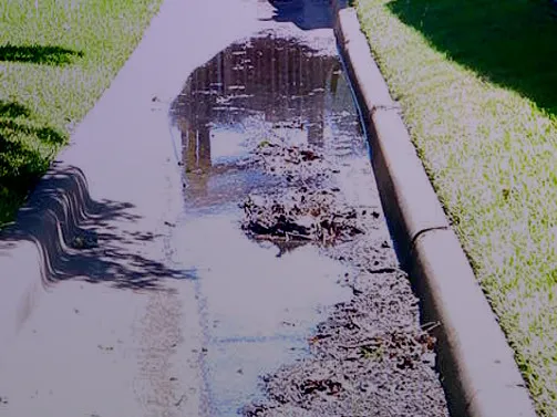 Water Flowing Properly After Being Raised