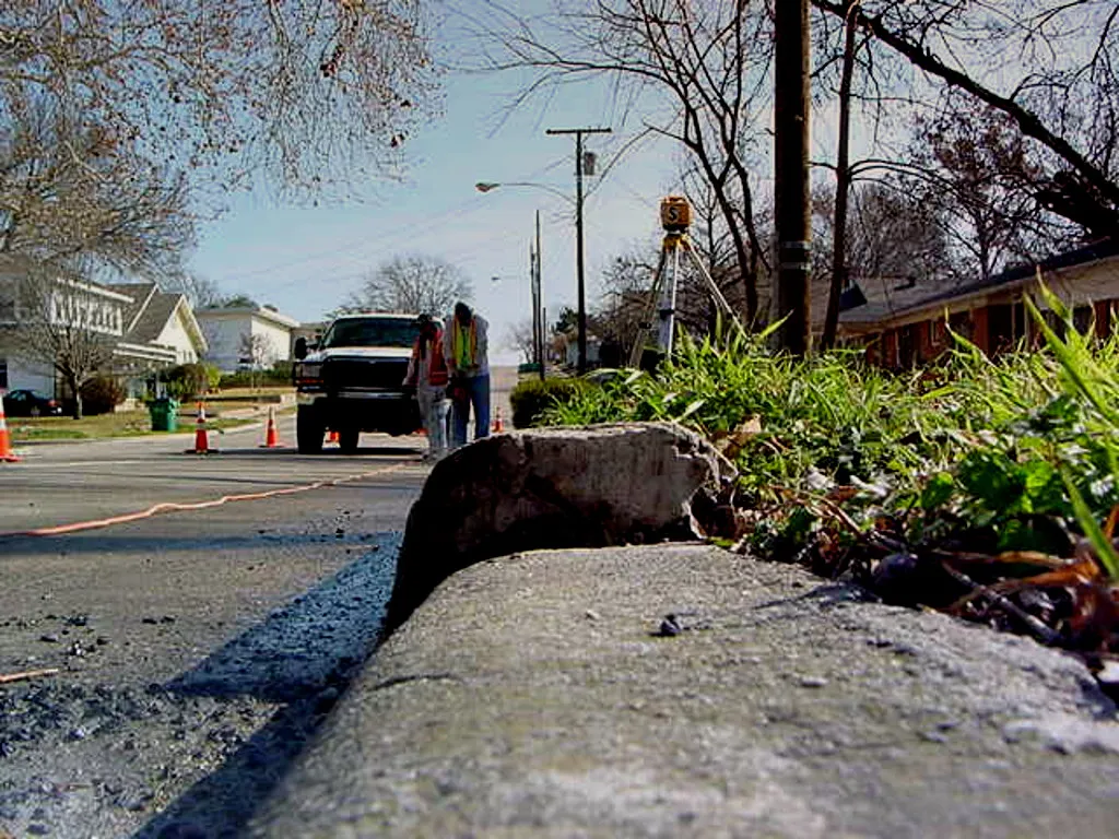 Fallen Sidewalk Curb